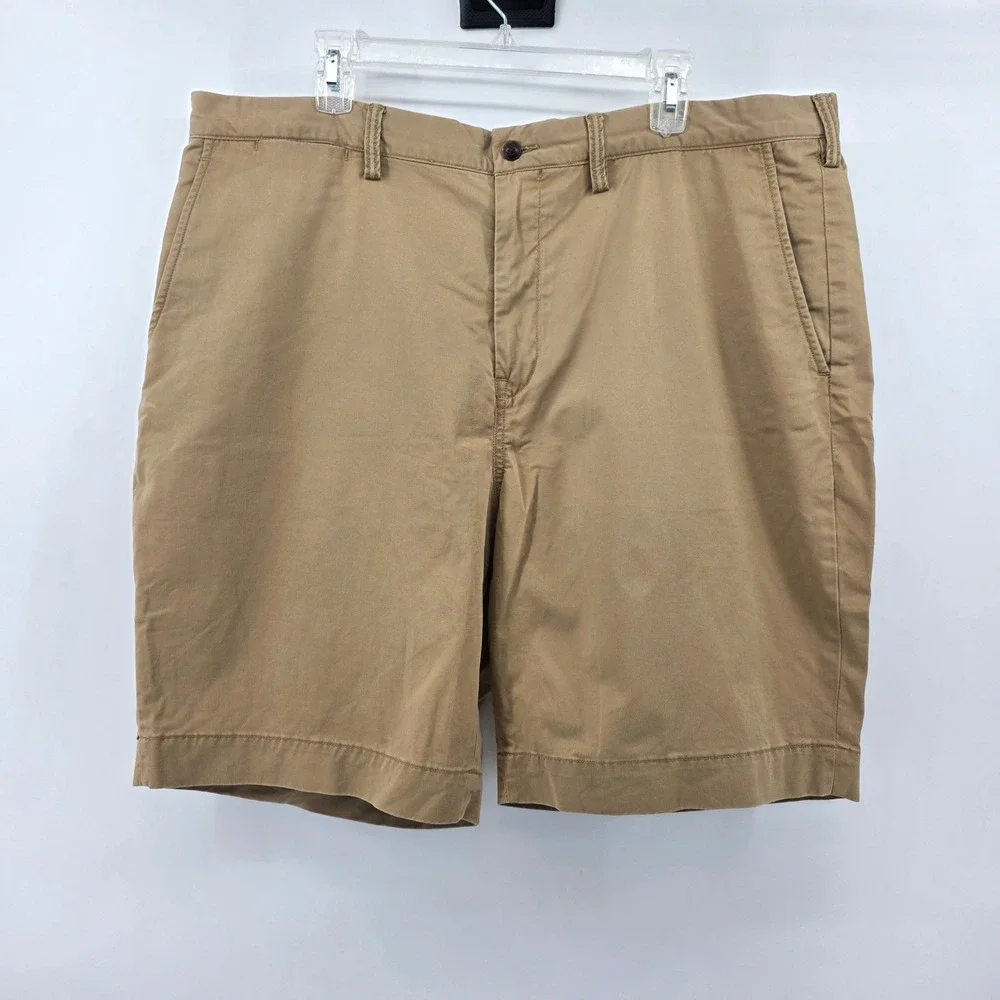 Polo Ralph Lauren Mens Khaki Stretch Classic Fit Chino Shorts Size 40